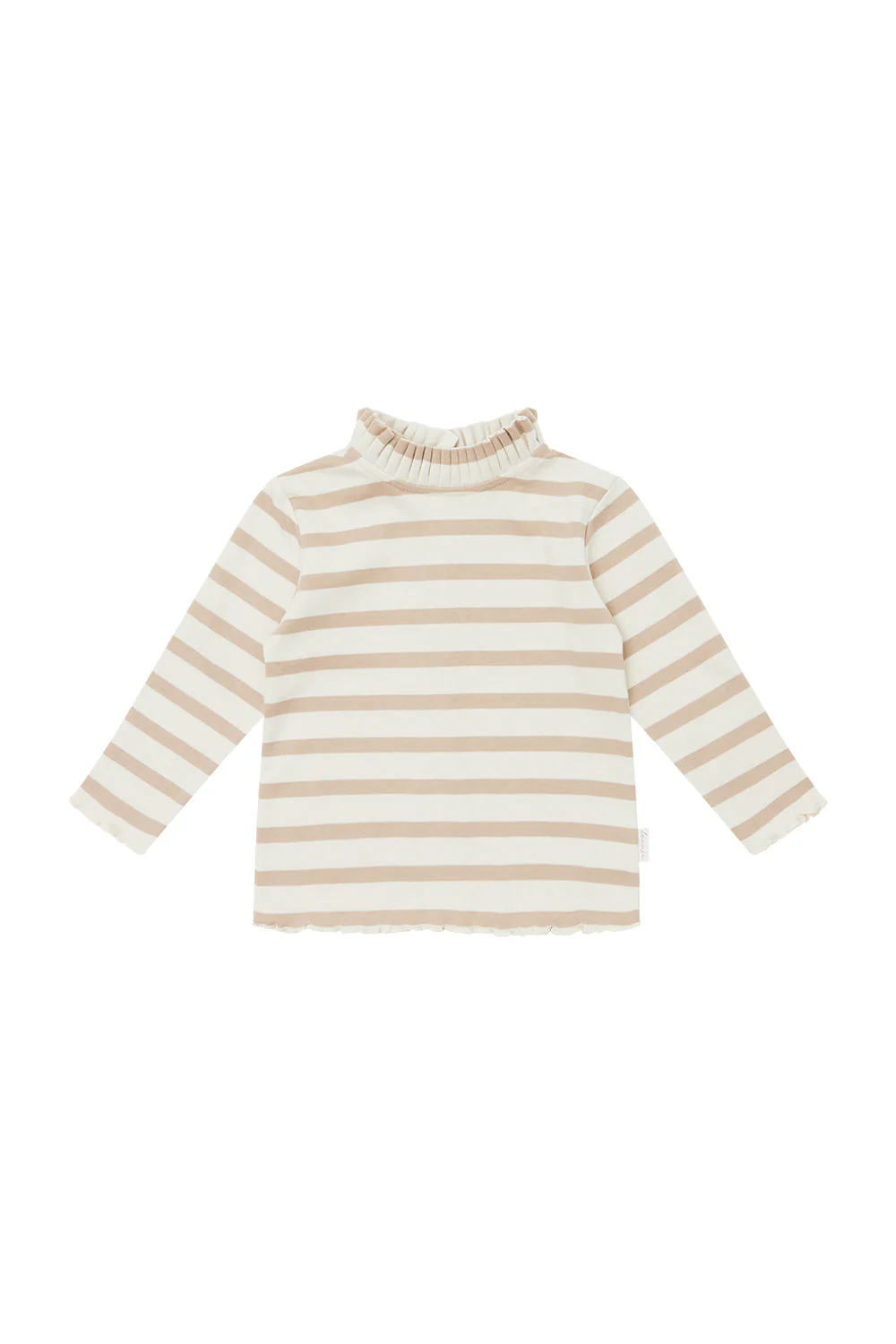 Longsleeve 'beige stripes'
