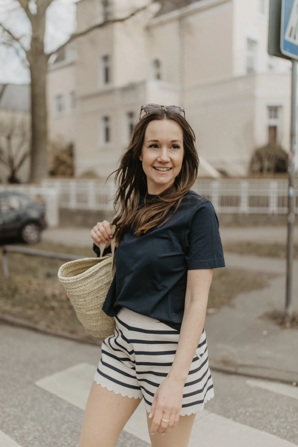 leevje by AM Strickshorts 'Chloé' stripes