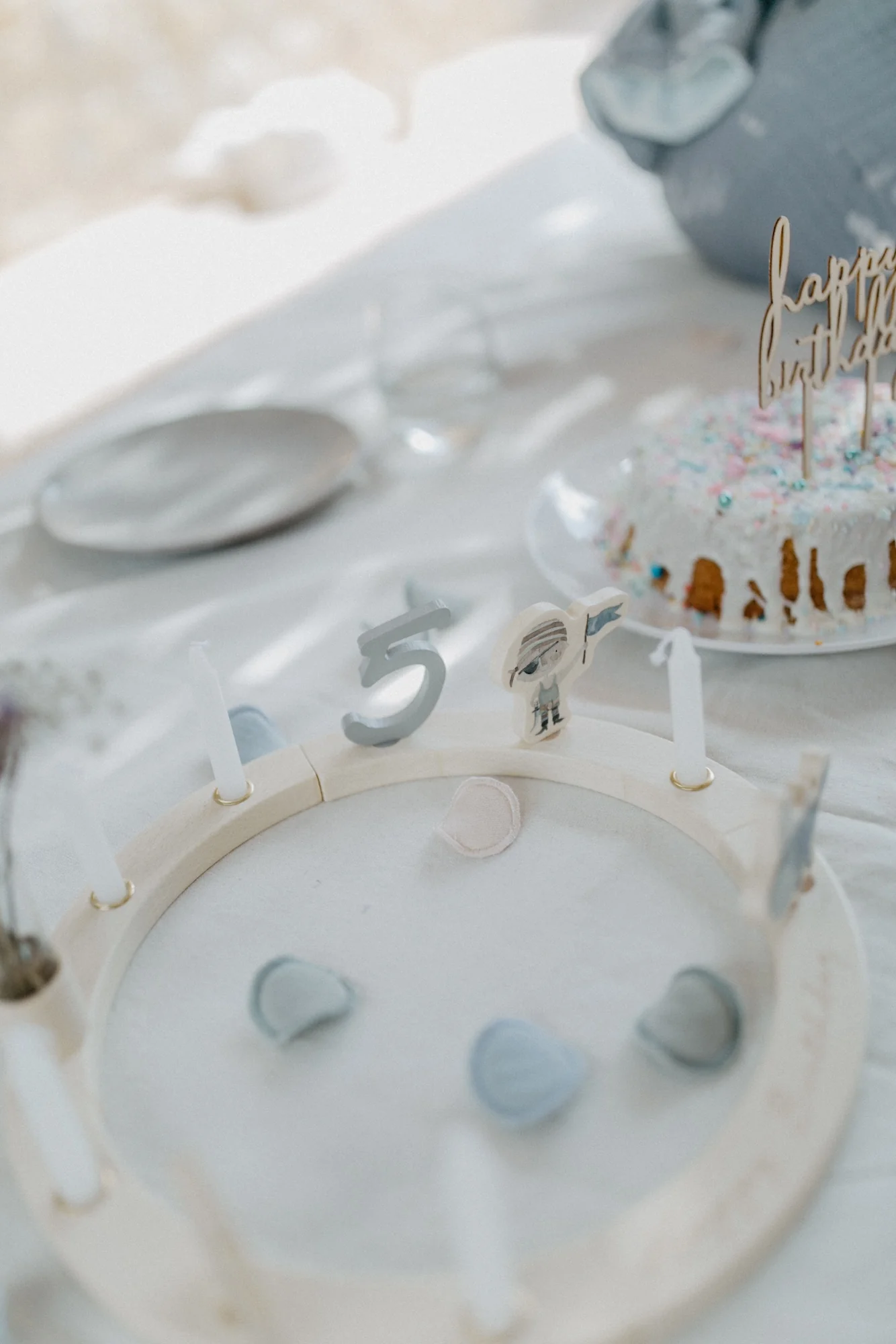 Zusatz Set Geburtstagskranz 'blue'