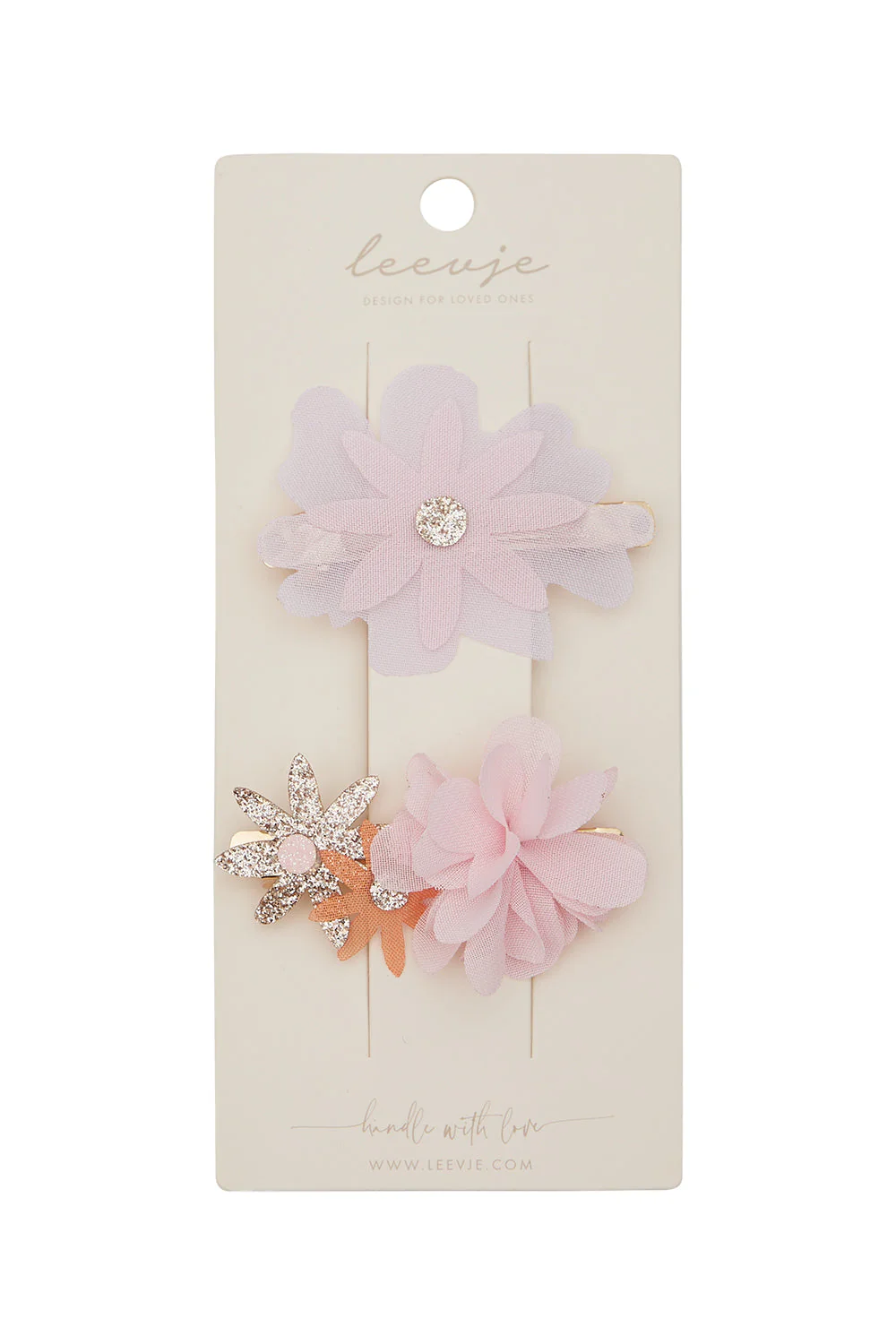Haarspangen 'french hairclips flower power'