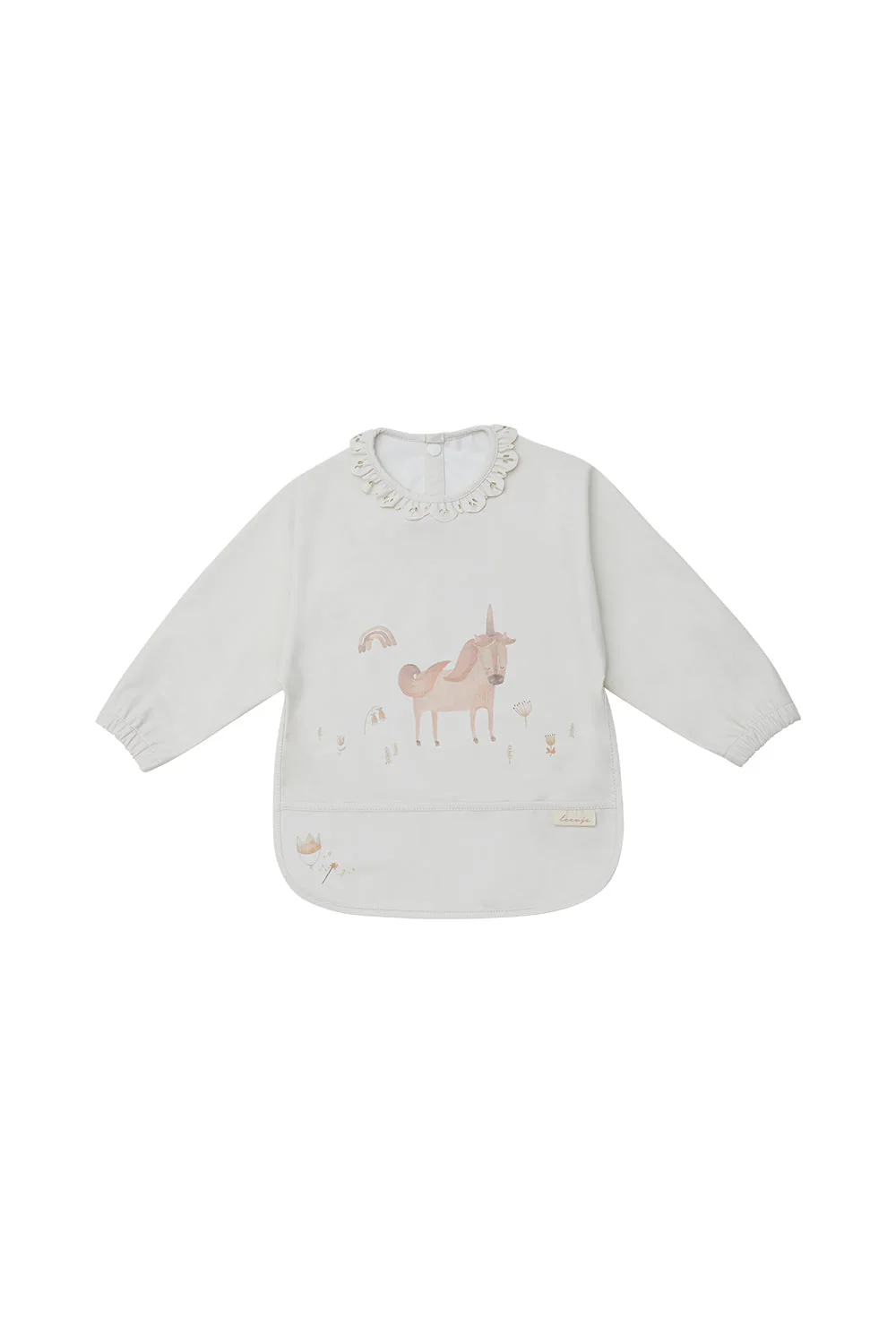 Langarm-Lätzchen Unicorn