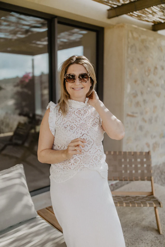 leevje by AM Spitzentop Daisy 'white'