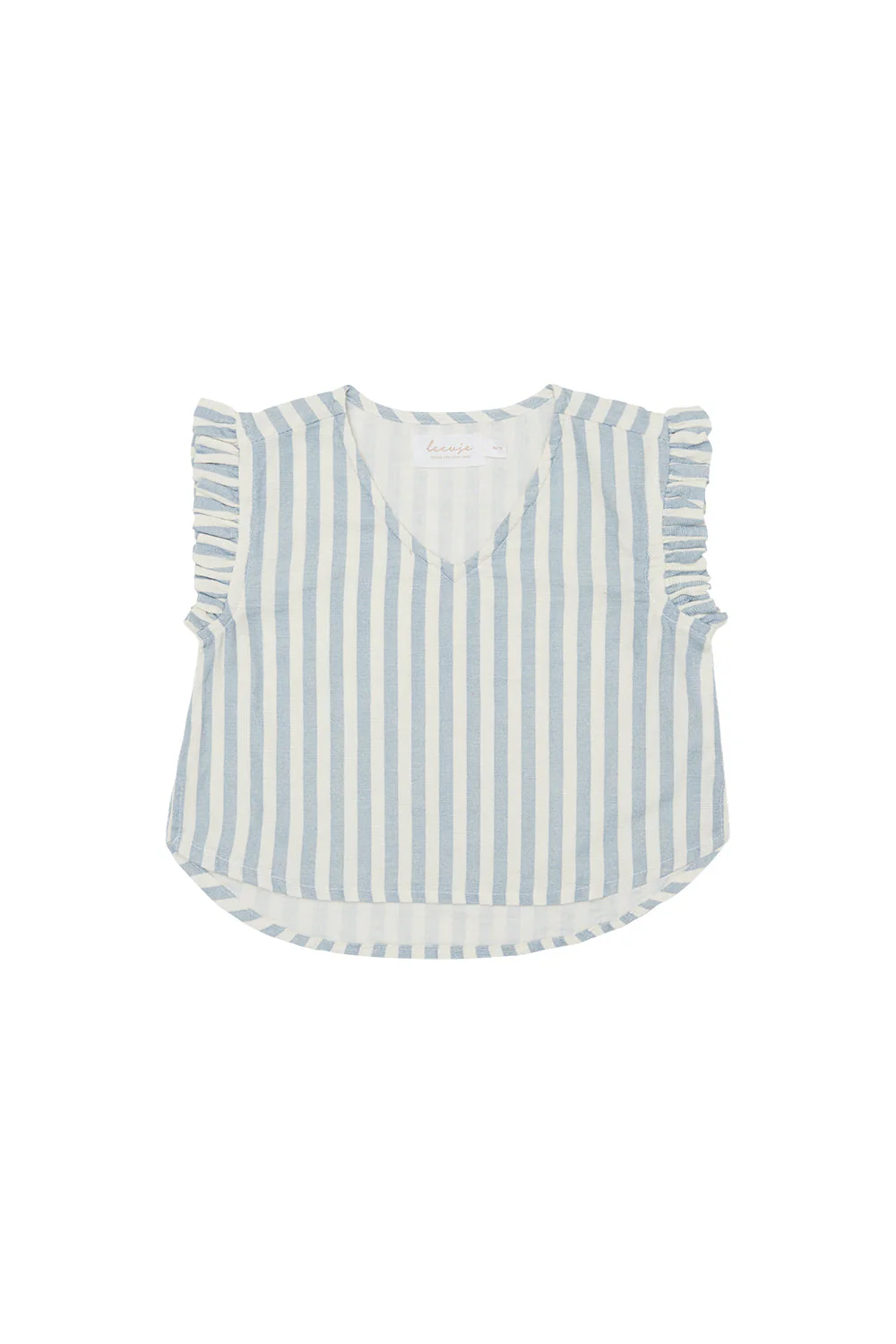 Gestreiftes Leinentop 'blue stripes'