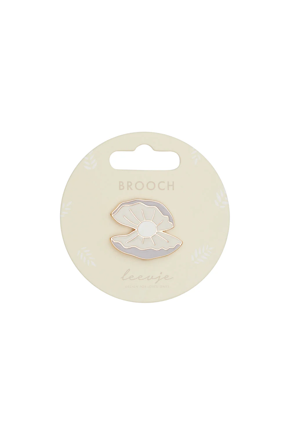 Brosche 'seashell'