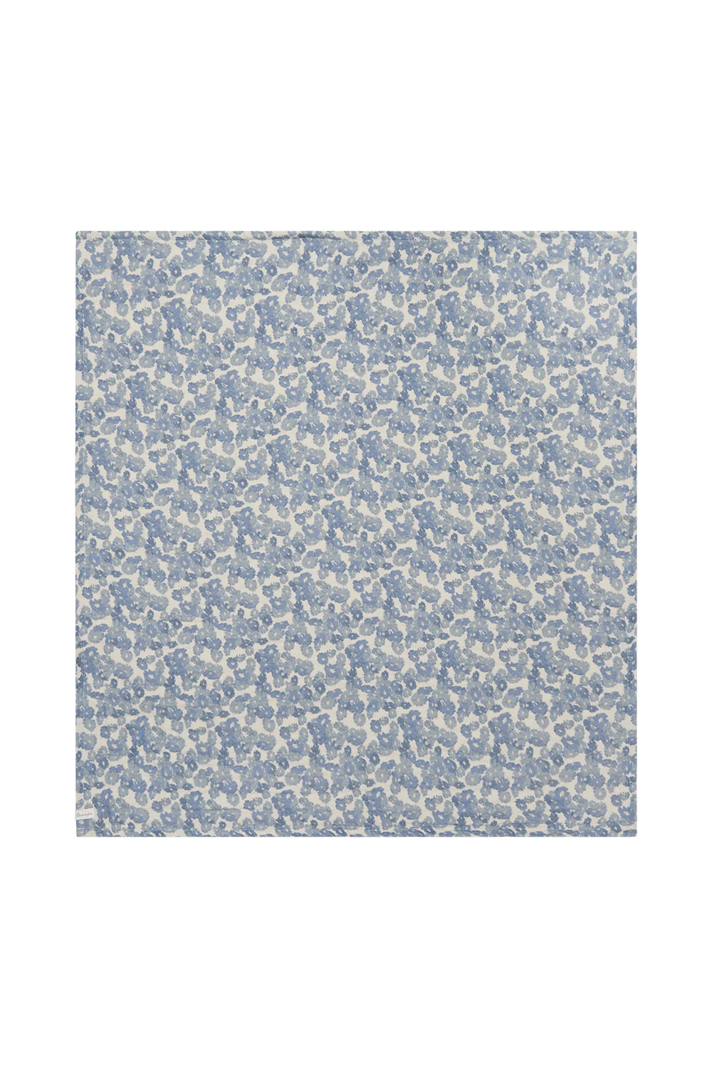 Musselintuch 'blue flowers'