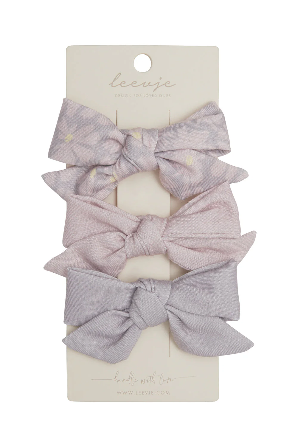 Haarspangen 'lavender flower bows'