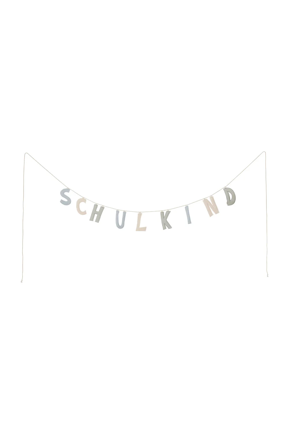 Girlande 'Schulkind' in blau