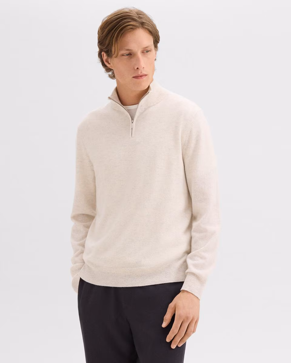 Hilles Quarter-Zip Sweater in Cashmere