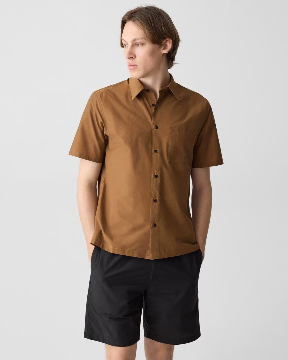 Noll Short-Sleeve Shirt in Cotton-Blend