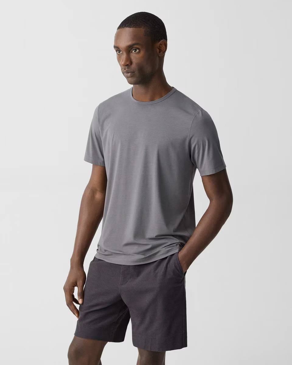 Crewneck Tee in Perform Jersey