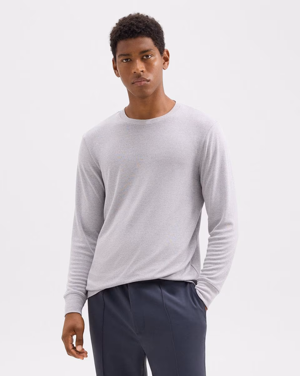 Essential Long-Sleeve Tee in Anemone Modal Jersey