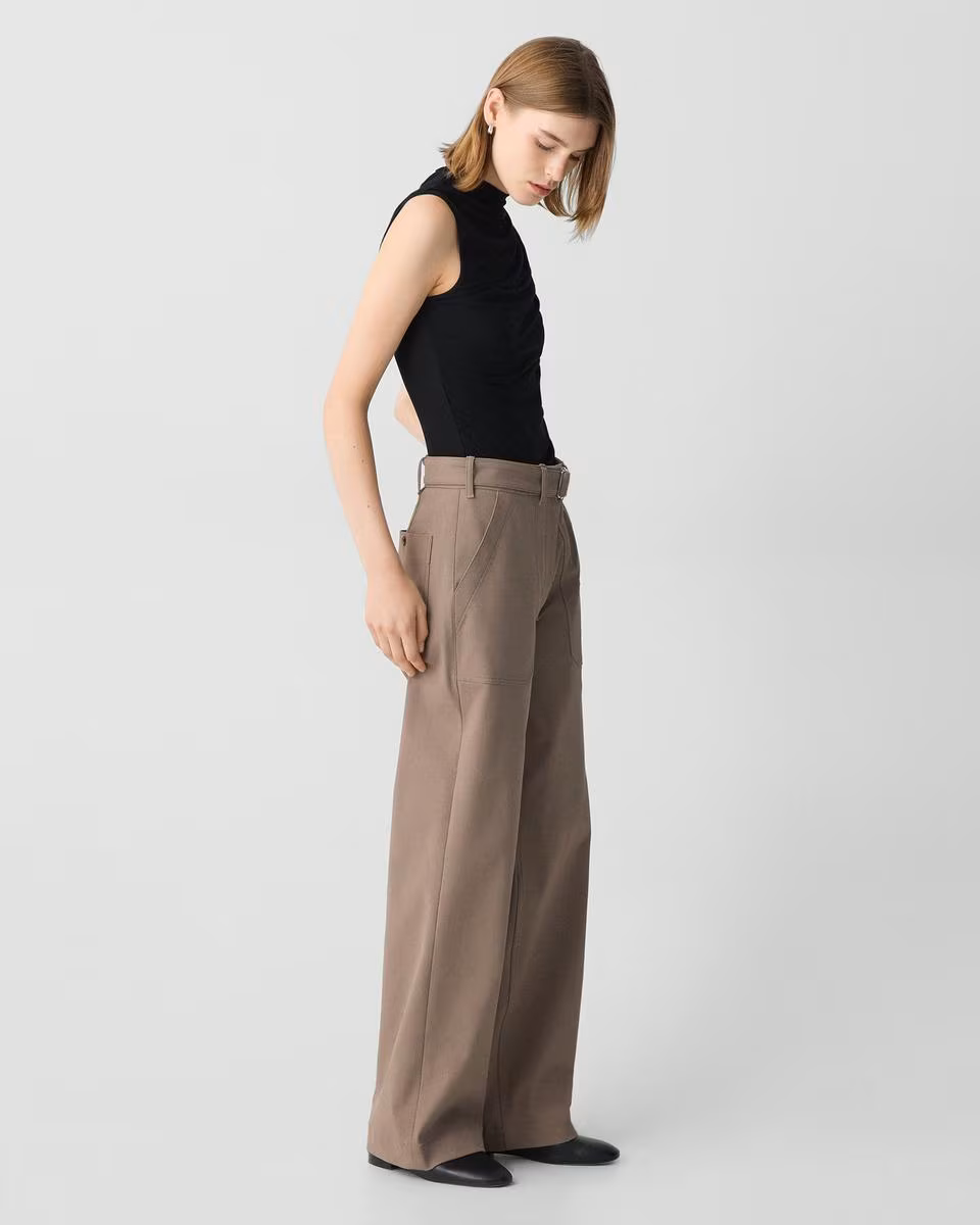 31'' Utility Wide-Leg Pant in Neoteric Twill
