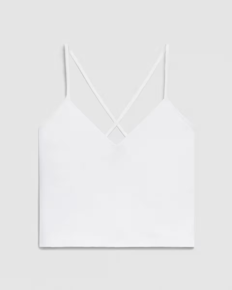 Strappy Tank Top in Stretch Nylon