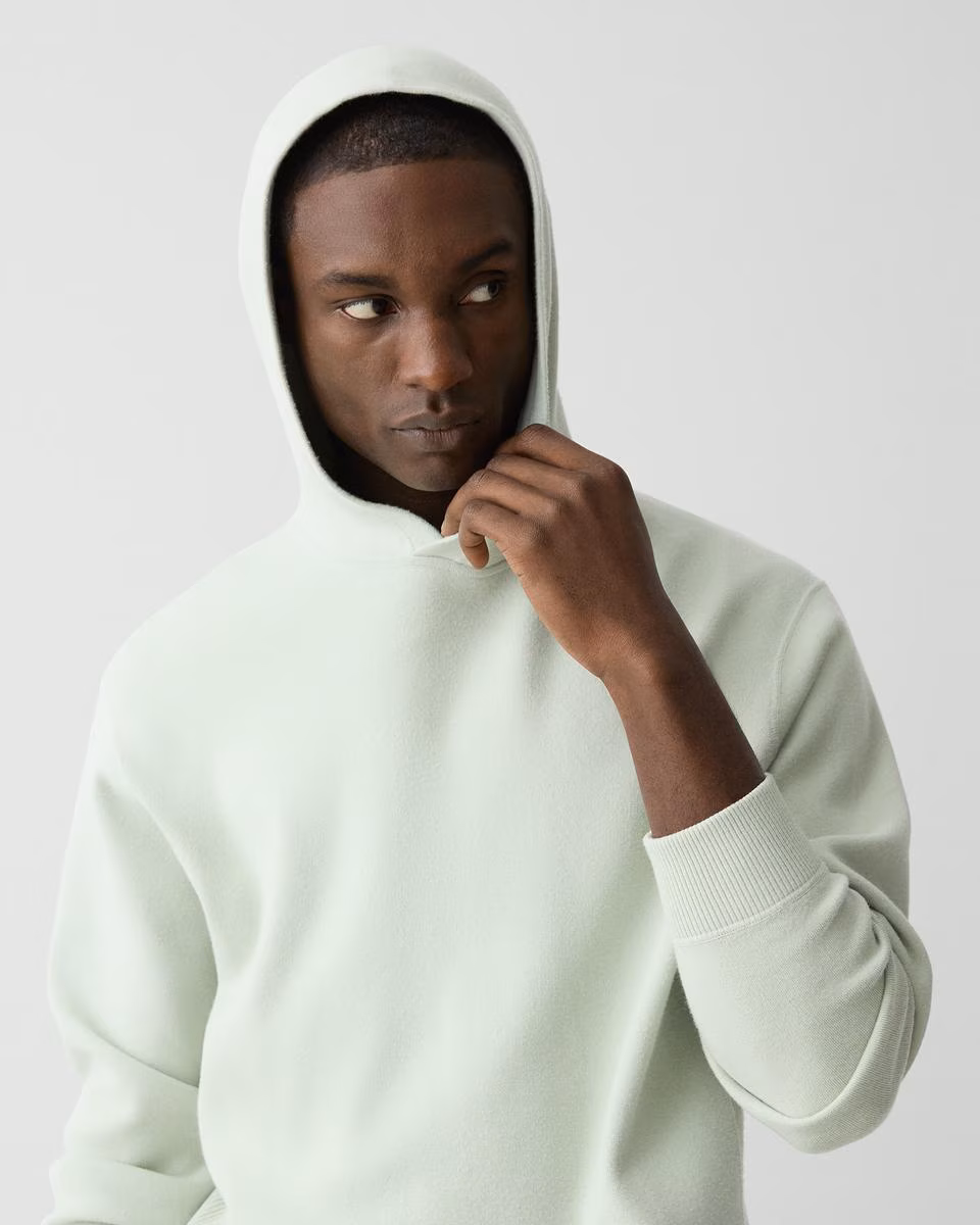 Relaxed Hoodie in Light Bilen