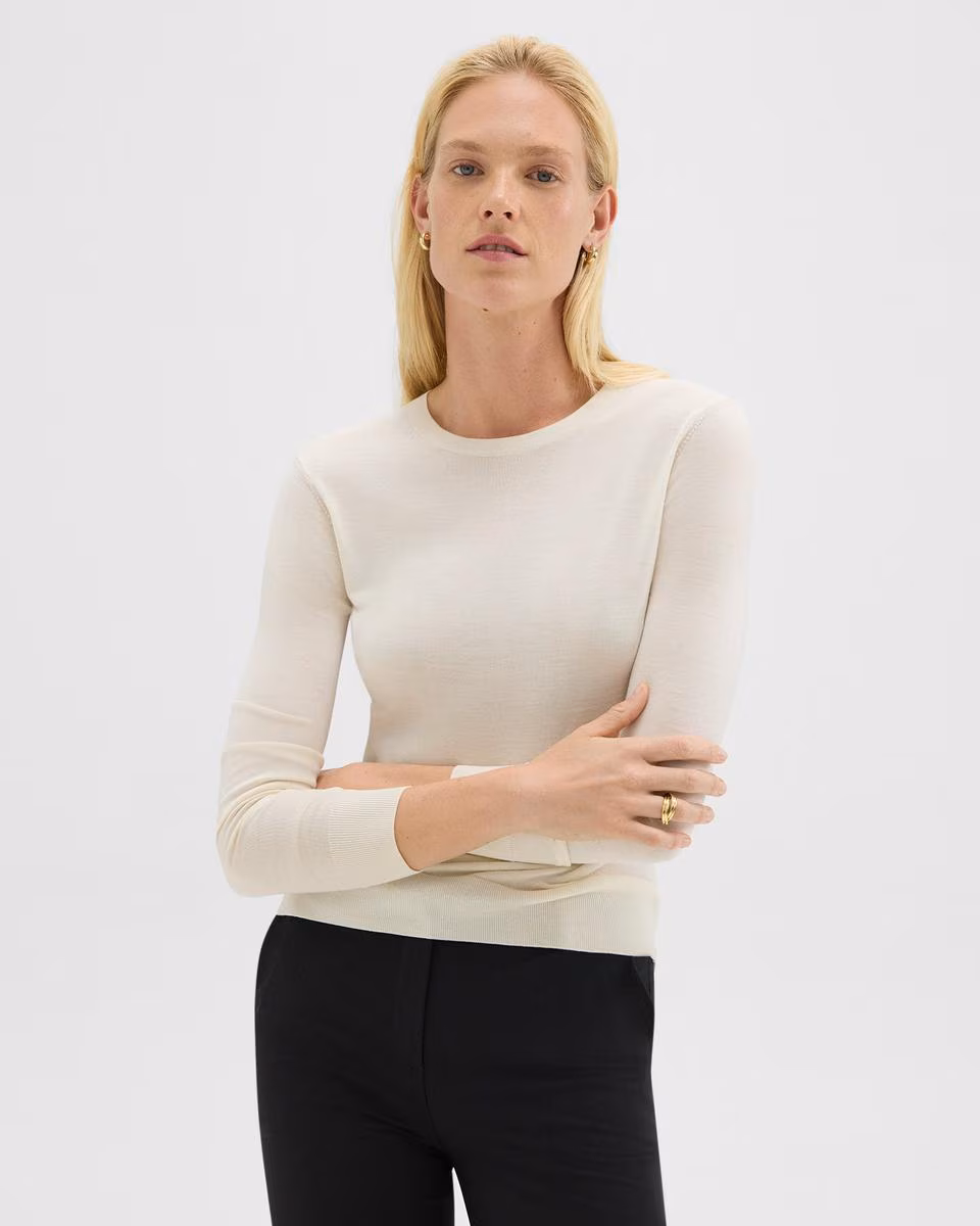 Crewneck Sweater in Regal Wool