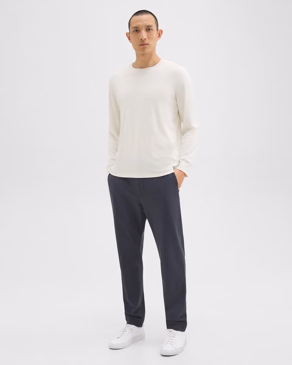 Essential Long-Sleeve Tee in Anemone Modal Jersey