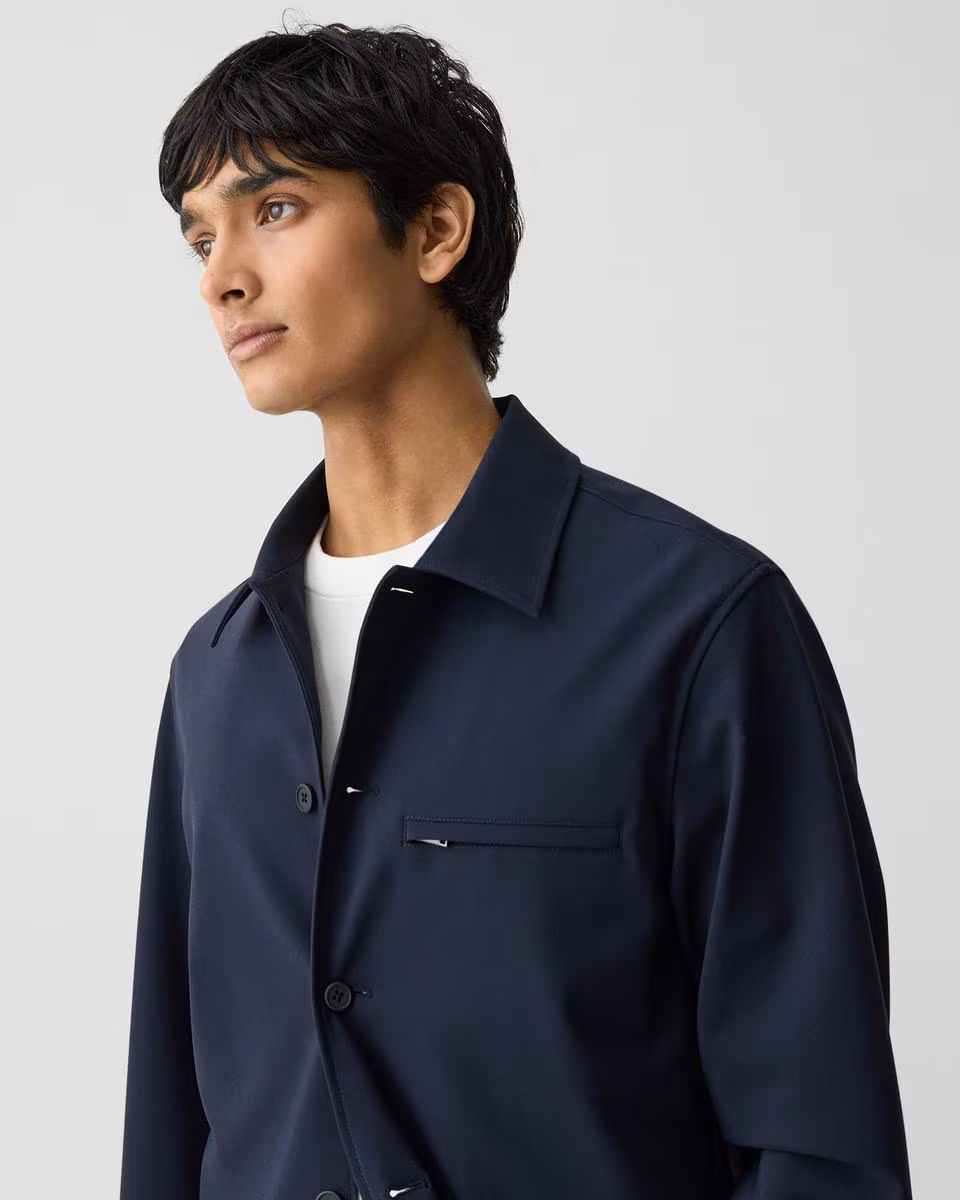 Overshirt in Precision Ponte