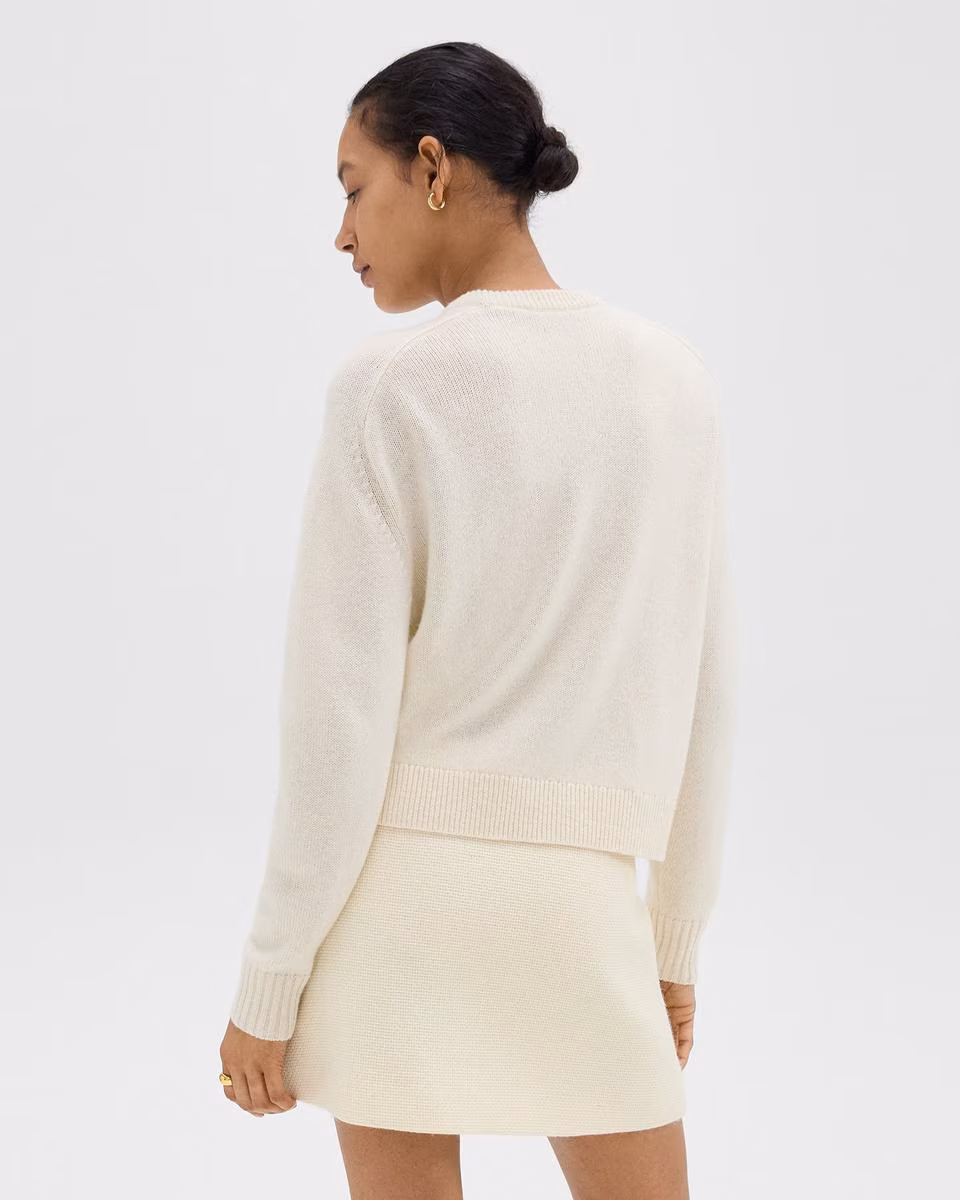 Cropped Sweater in Cashmere