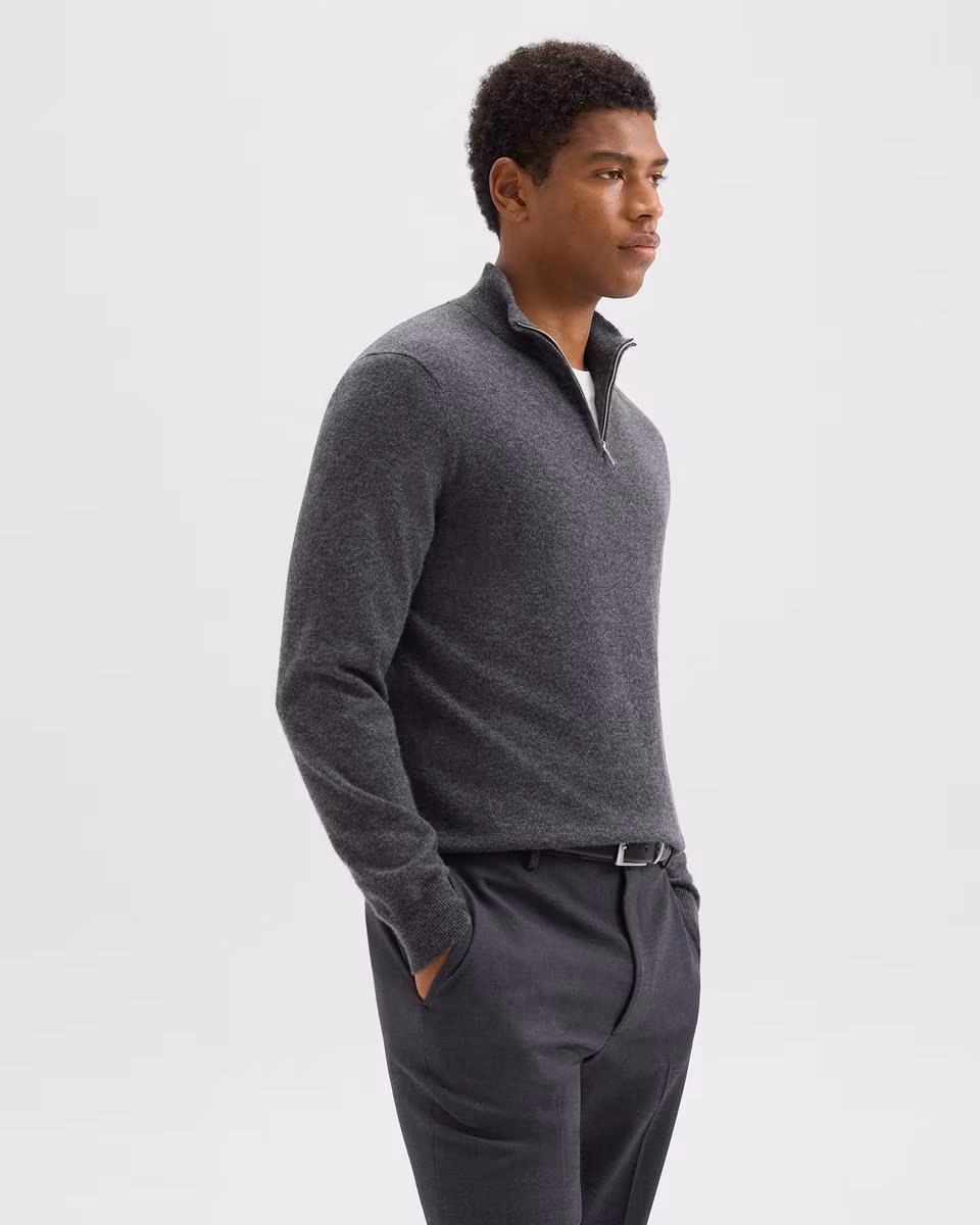 Hilles Quarter-Zip Sweater in Cashmere