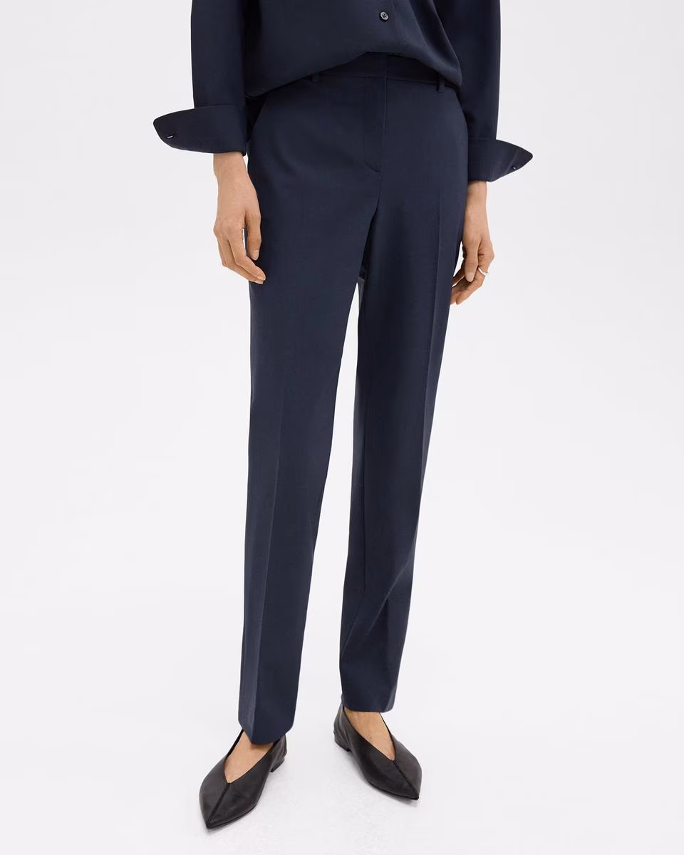 Treeca Full Length Pant in Good Wool