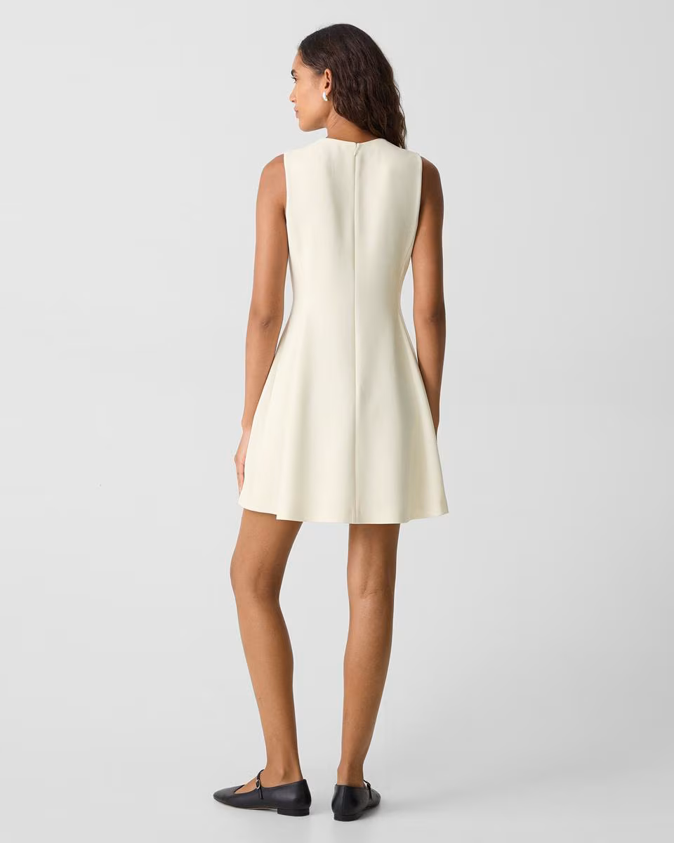 A-Line Mini Dress in Admiral Crepe