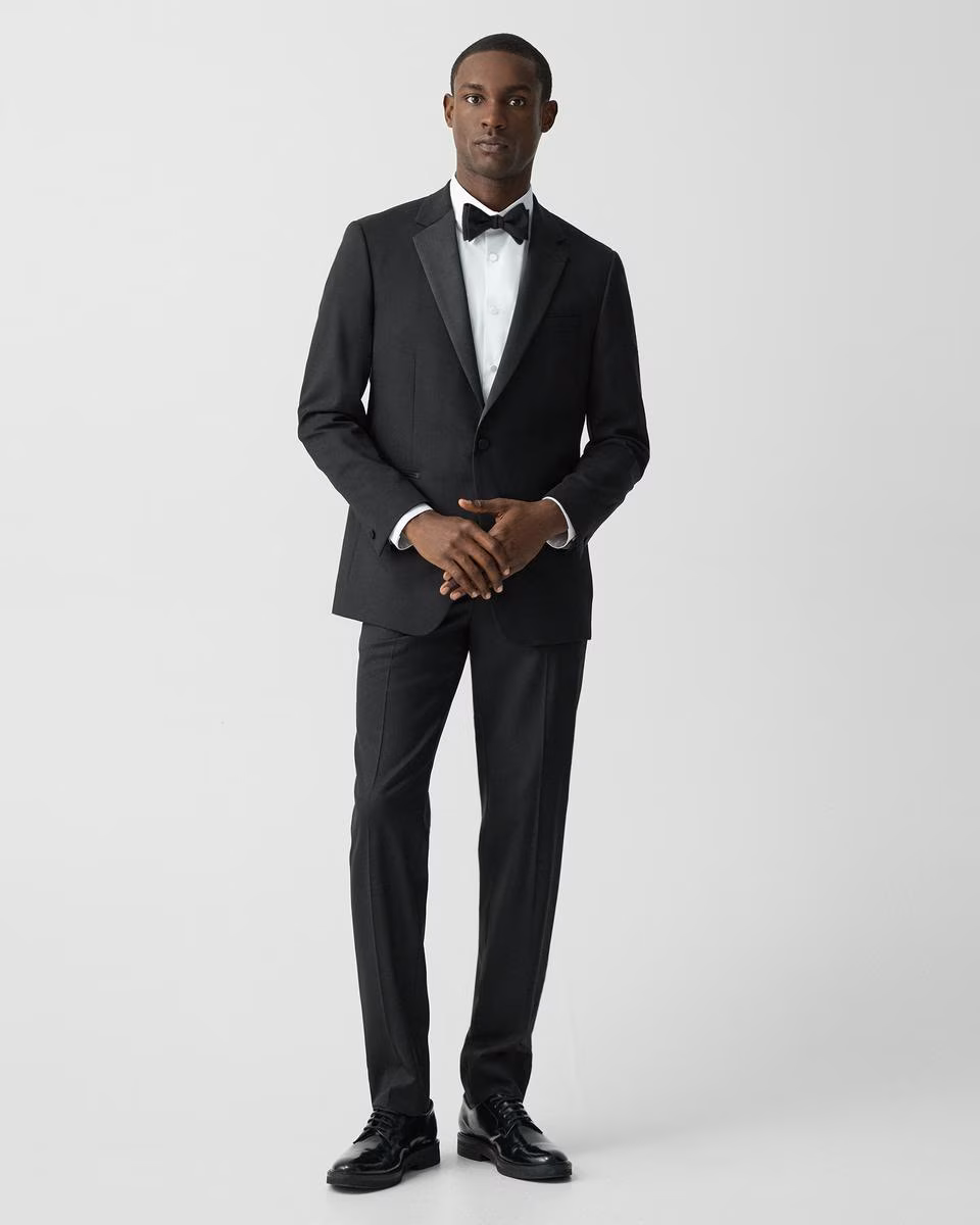 Chambers Tuxedo Blazer in Stretch Wool