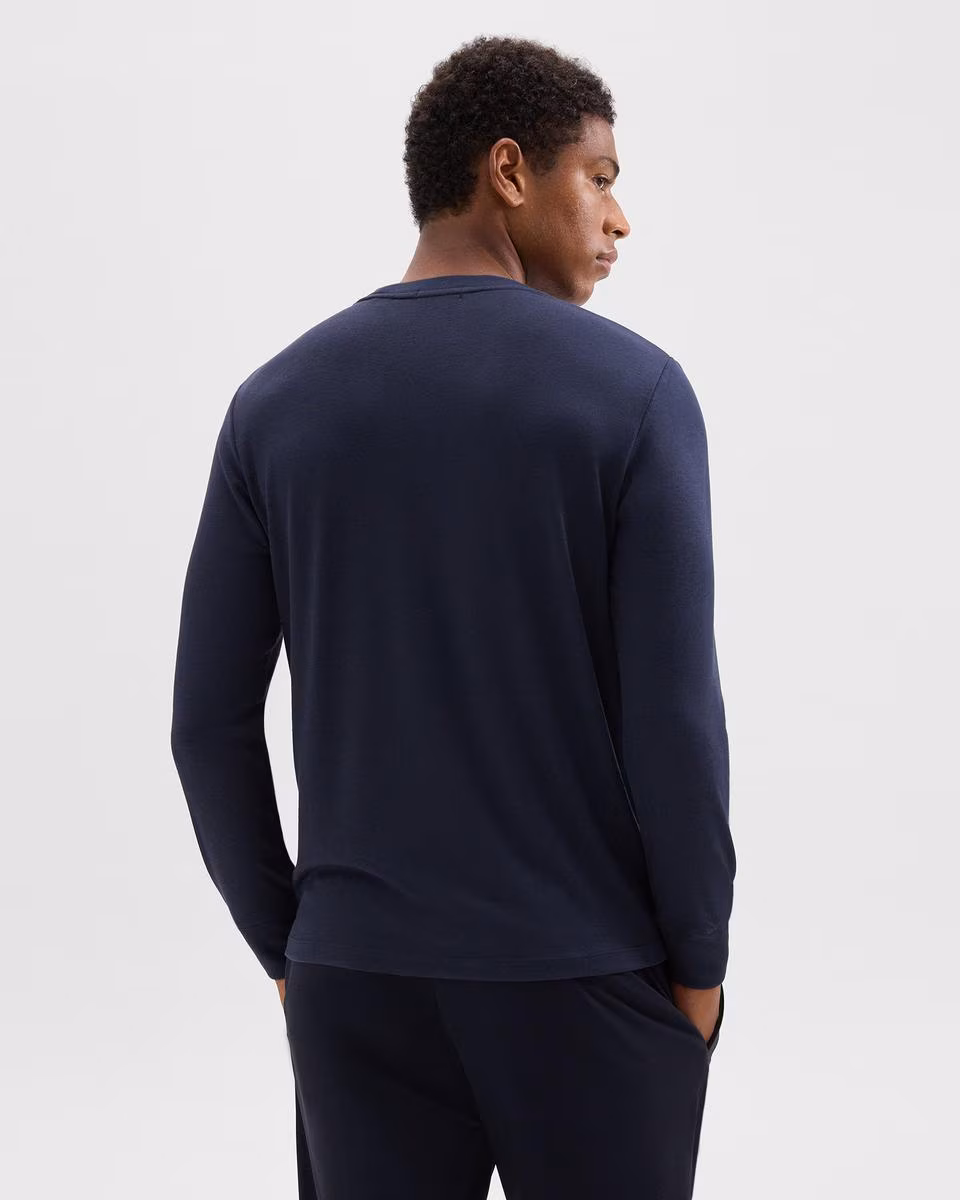 Essential Long-Sleeve Tee in Anemone Modal Jersey