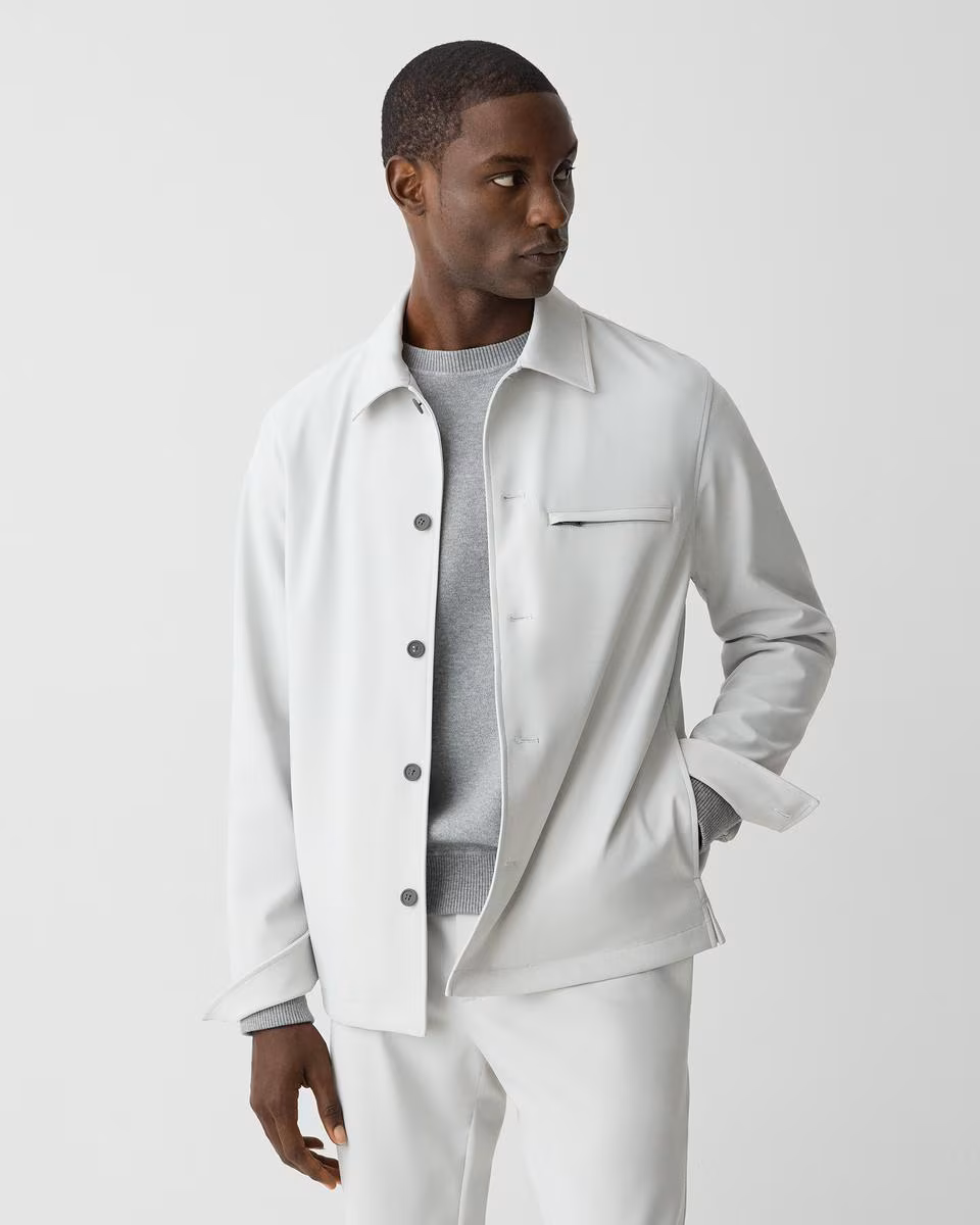 Overshirt in Precision Ponte