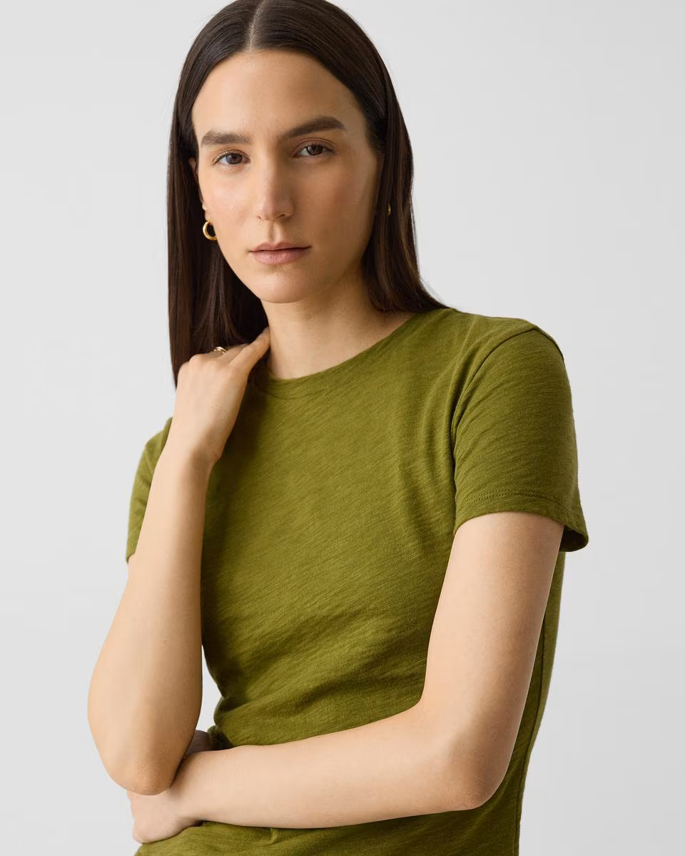 Tiny Tee in Organic Slub Cotton