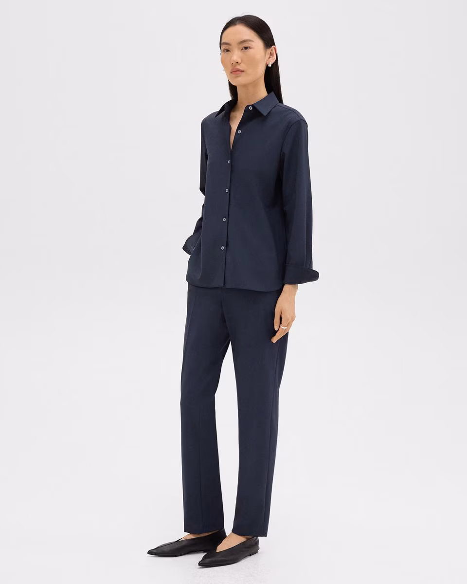 Treeca Full Length Pant in Good Wool