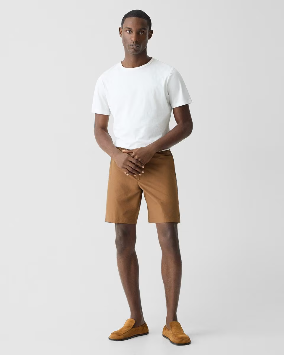 Drawstring Short in Cotton-Blend