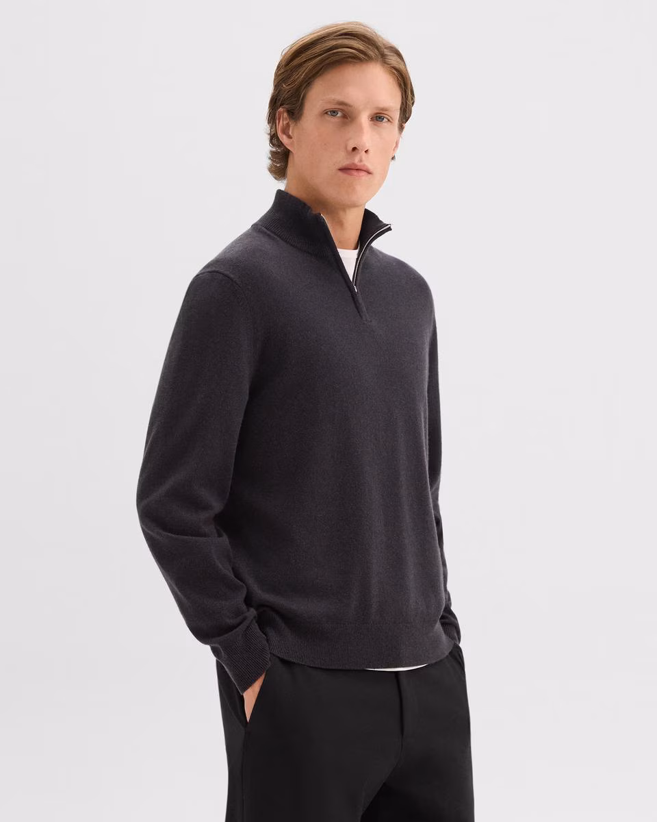 Hilles Quarter-Zip Sweater in Cashmere