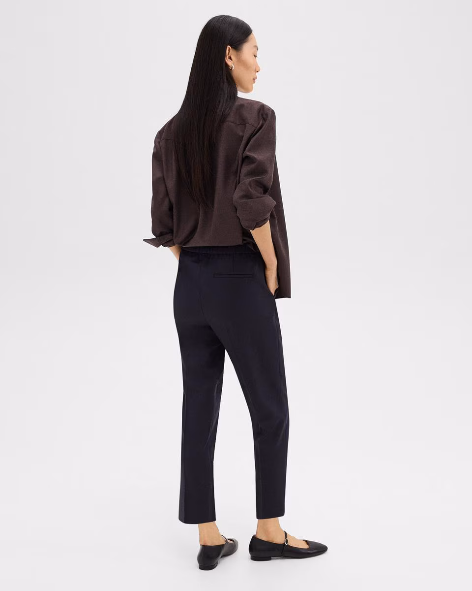 Treeca Pull-On Pant in Sleek Flannel