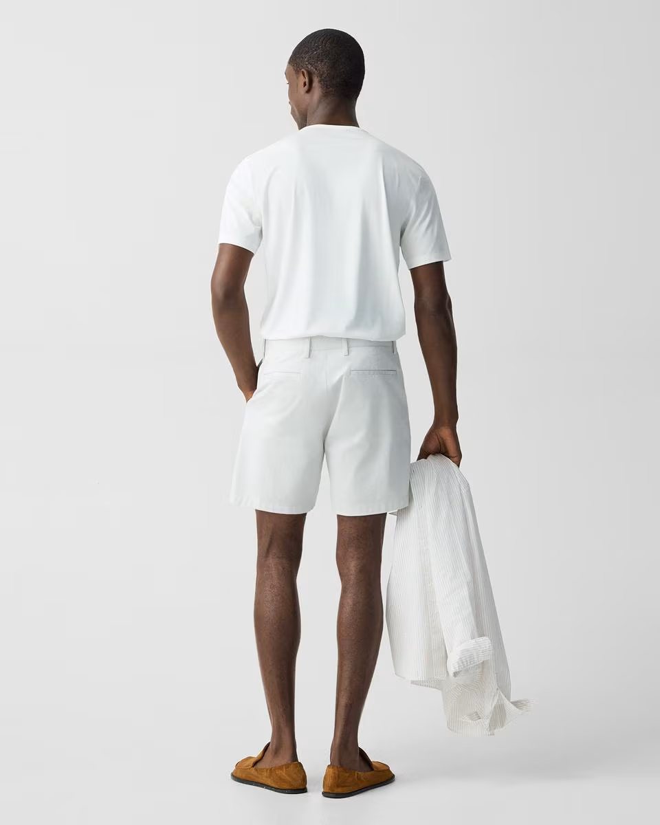 Zaine Short in Stretch Cotton