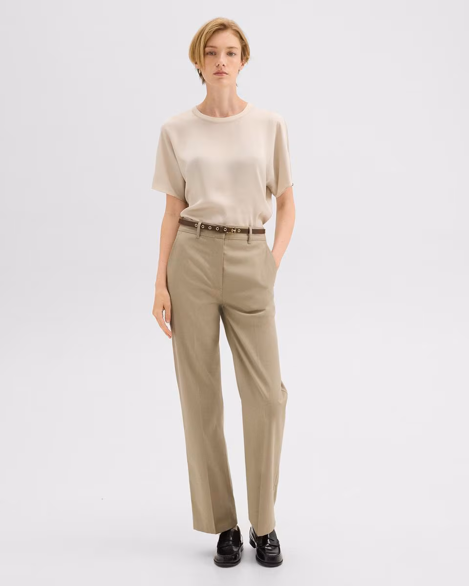Straight Pant in Gabardine