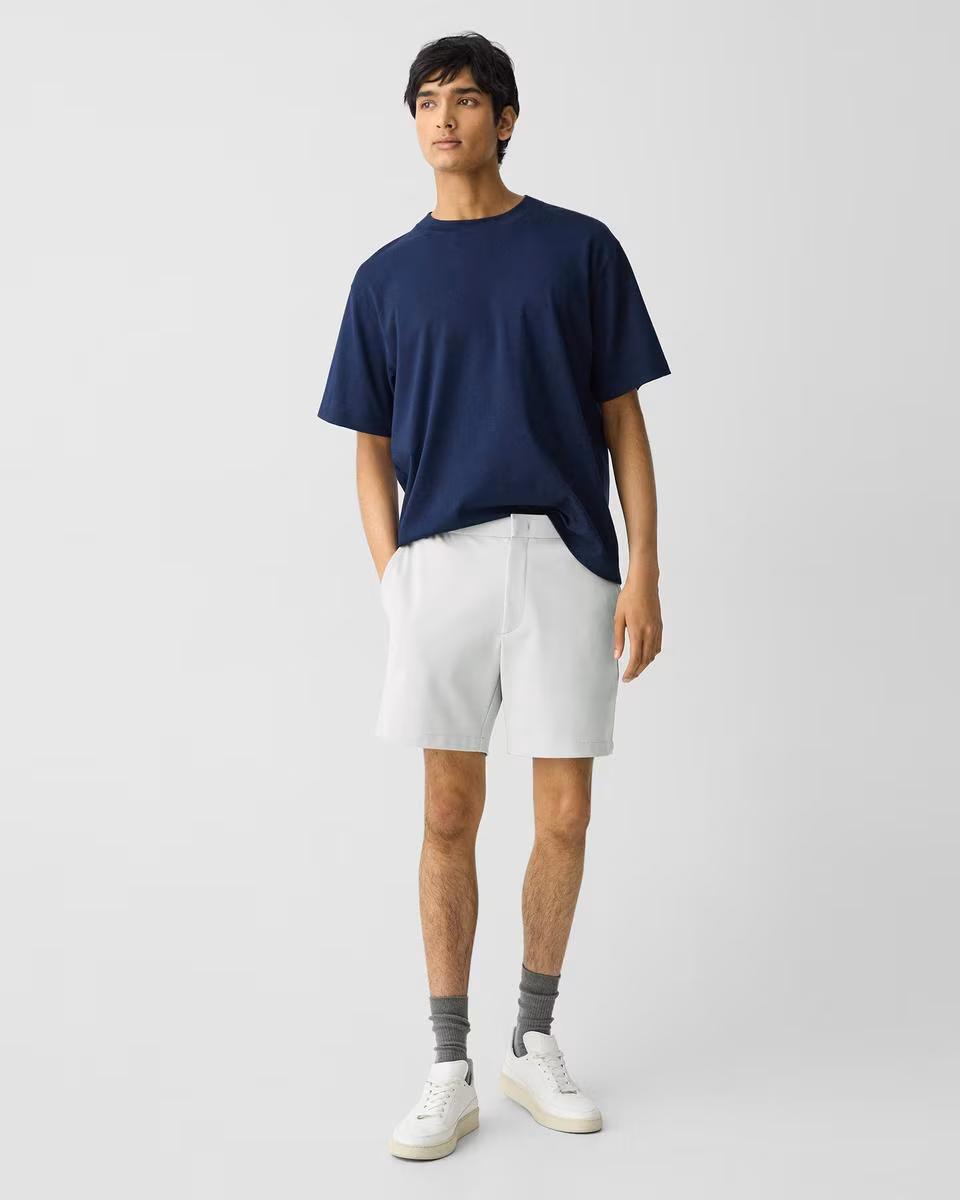 Curtis Drawstring Short in Precision Ponte