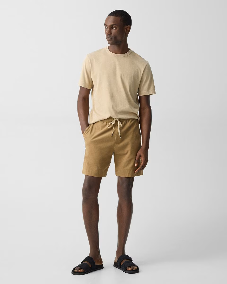 Drawstring Short in Terry Cotton