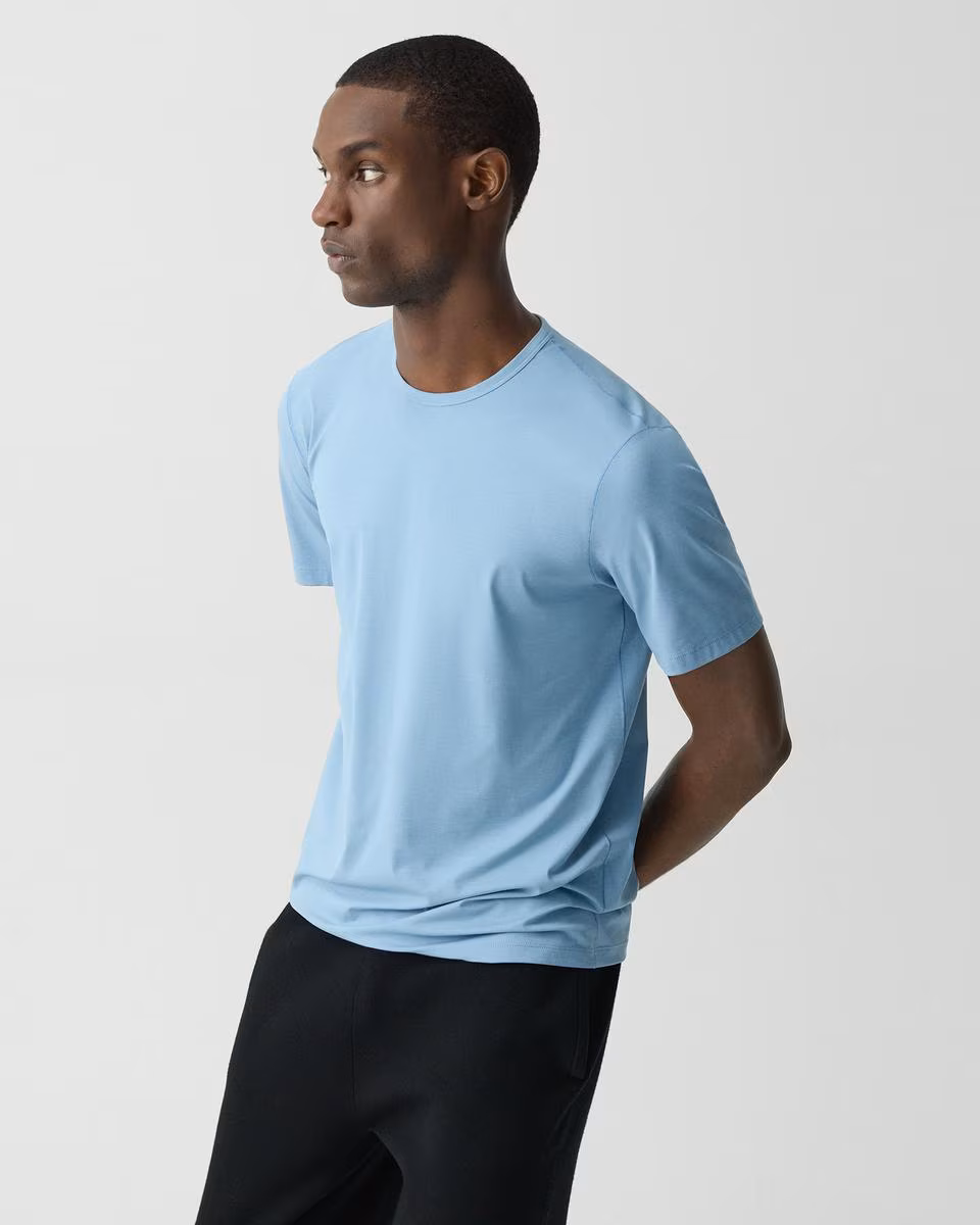 Crewneck Tee in Perform Jersey