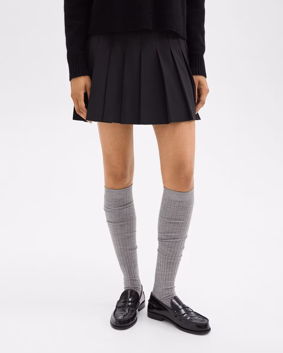 Knee High Socks in Washable Wool