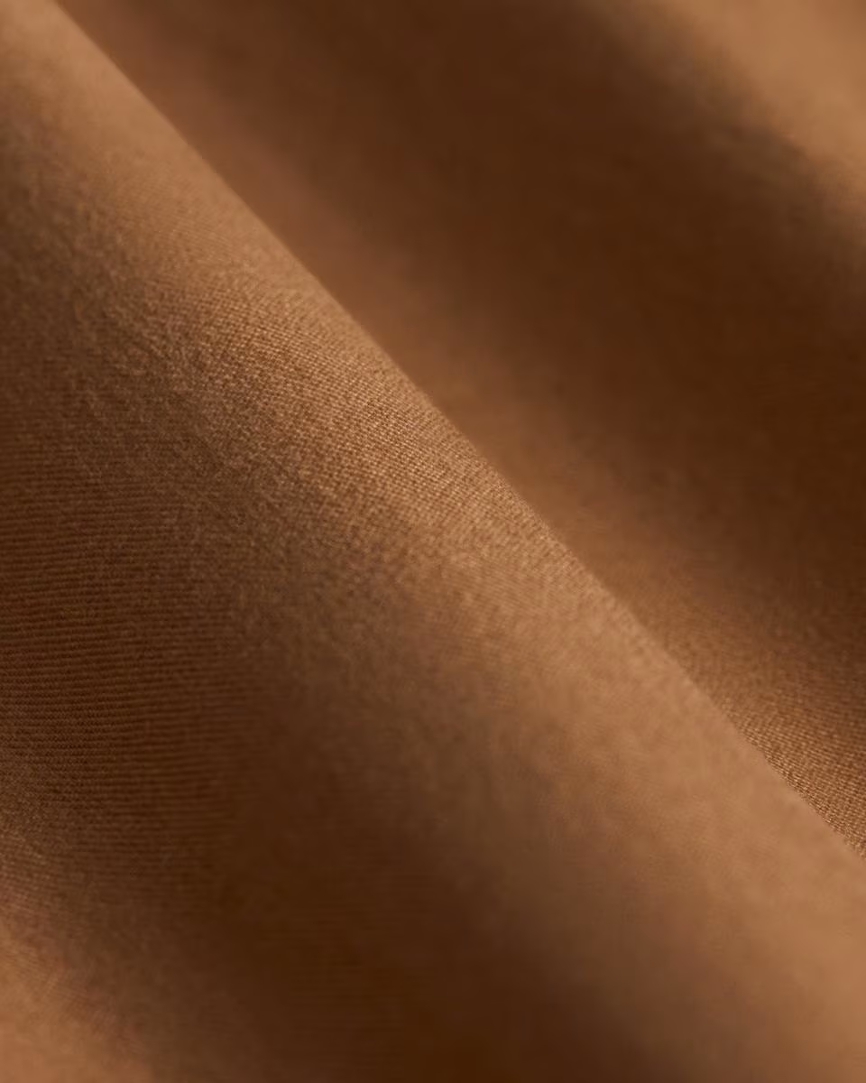 Cropped Barrel Pant in Cotton Twill