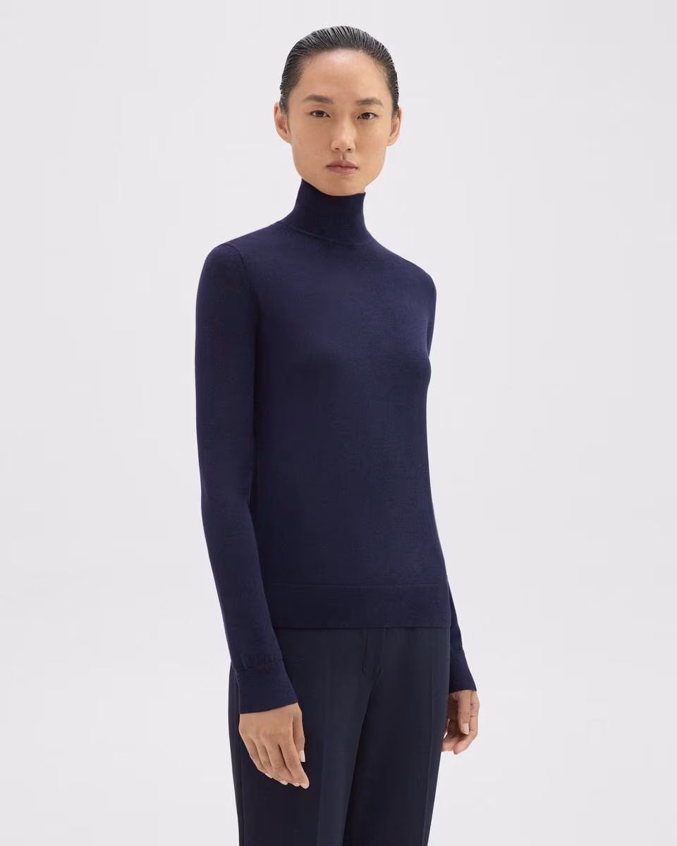 Turtleneck Sweater in Regal Wool