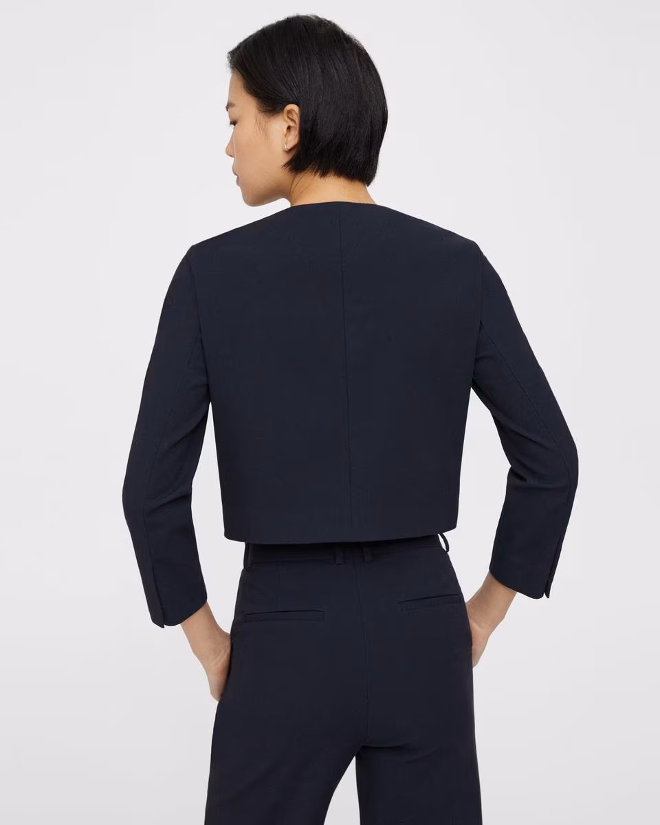 Cropped Jacket in Neoteric Twill