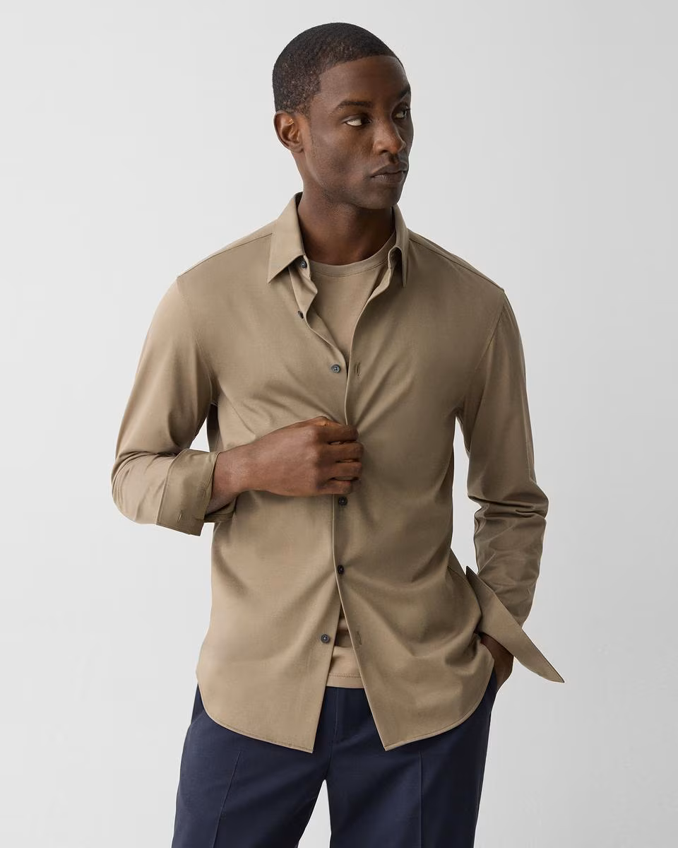 Sylvain Shirt in Structure Knit