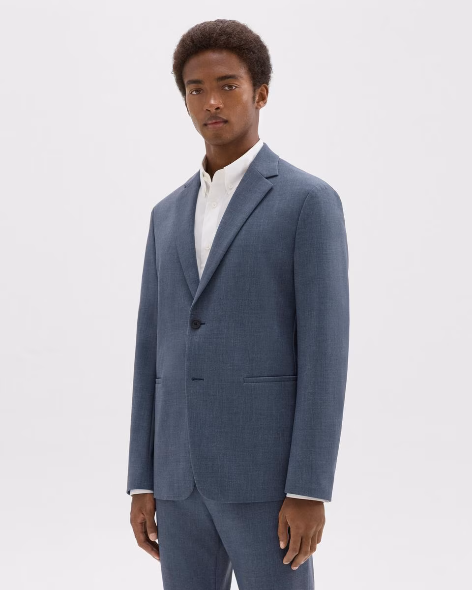 Clinton Blazer in Printed Precision Ponte