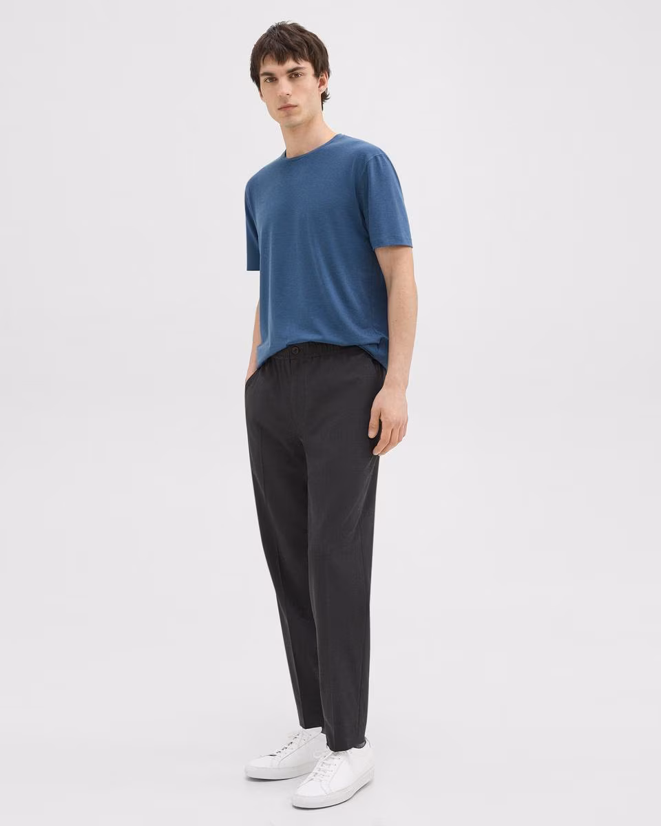 Larin Drawstring Pant in Stretch Wool