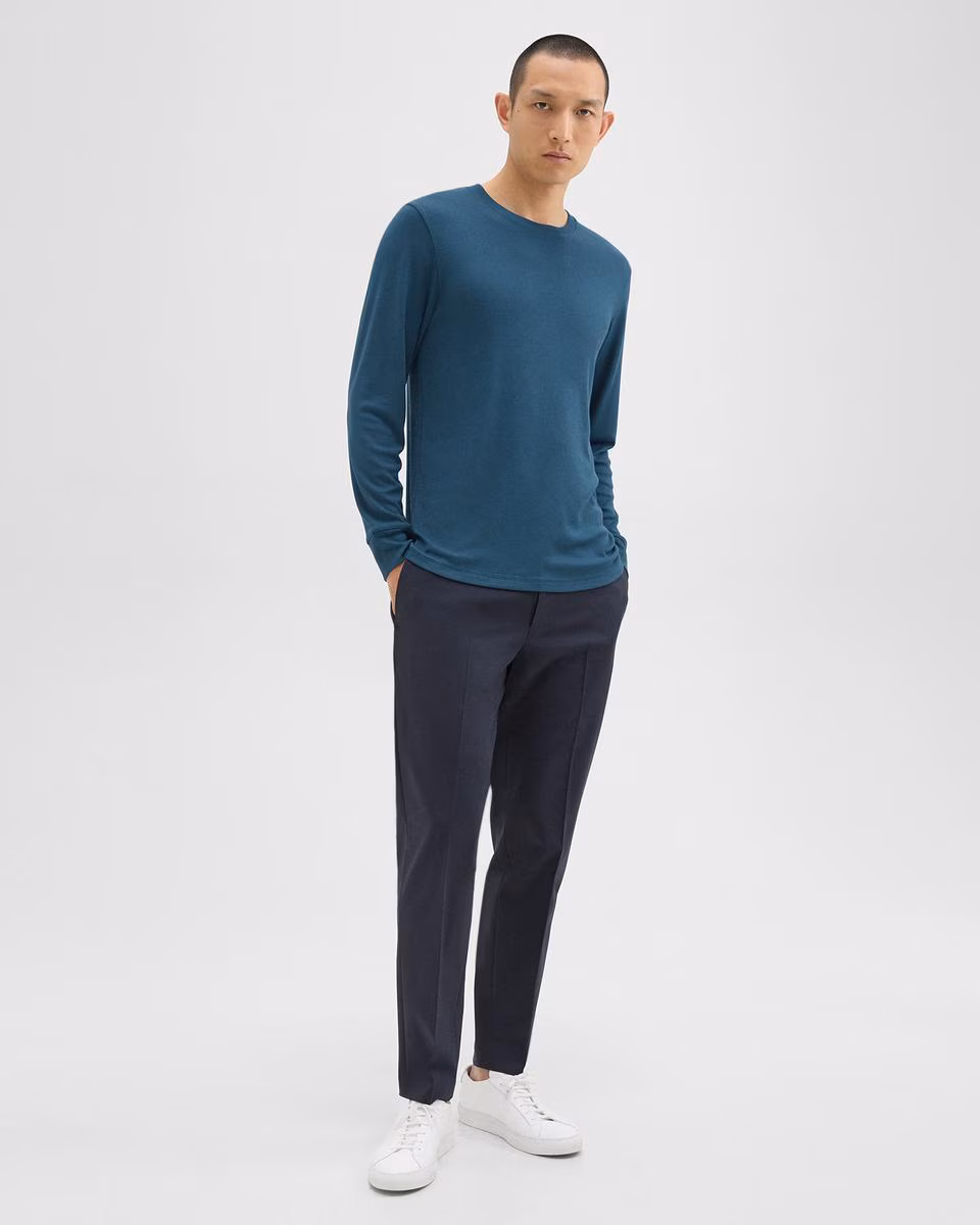 Essential Long-Sleeve Tee in Anemone Modal Jersey