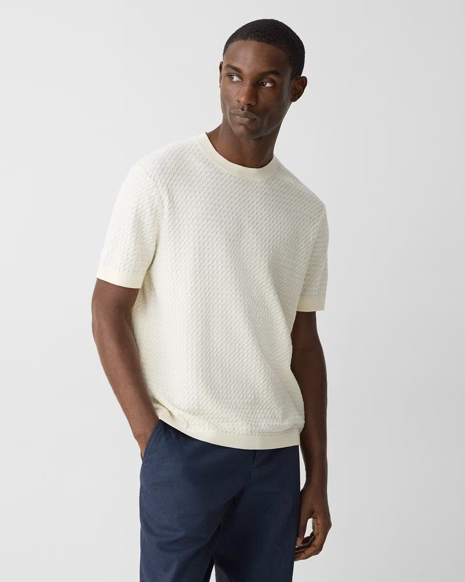 Damian Short-Sleeve Tee in Cotton