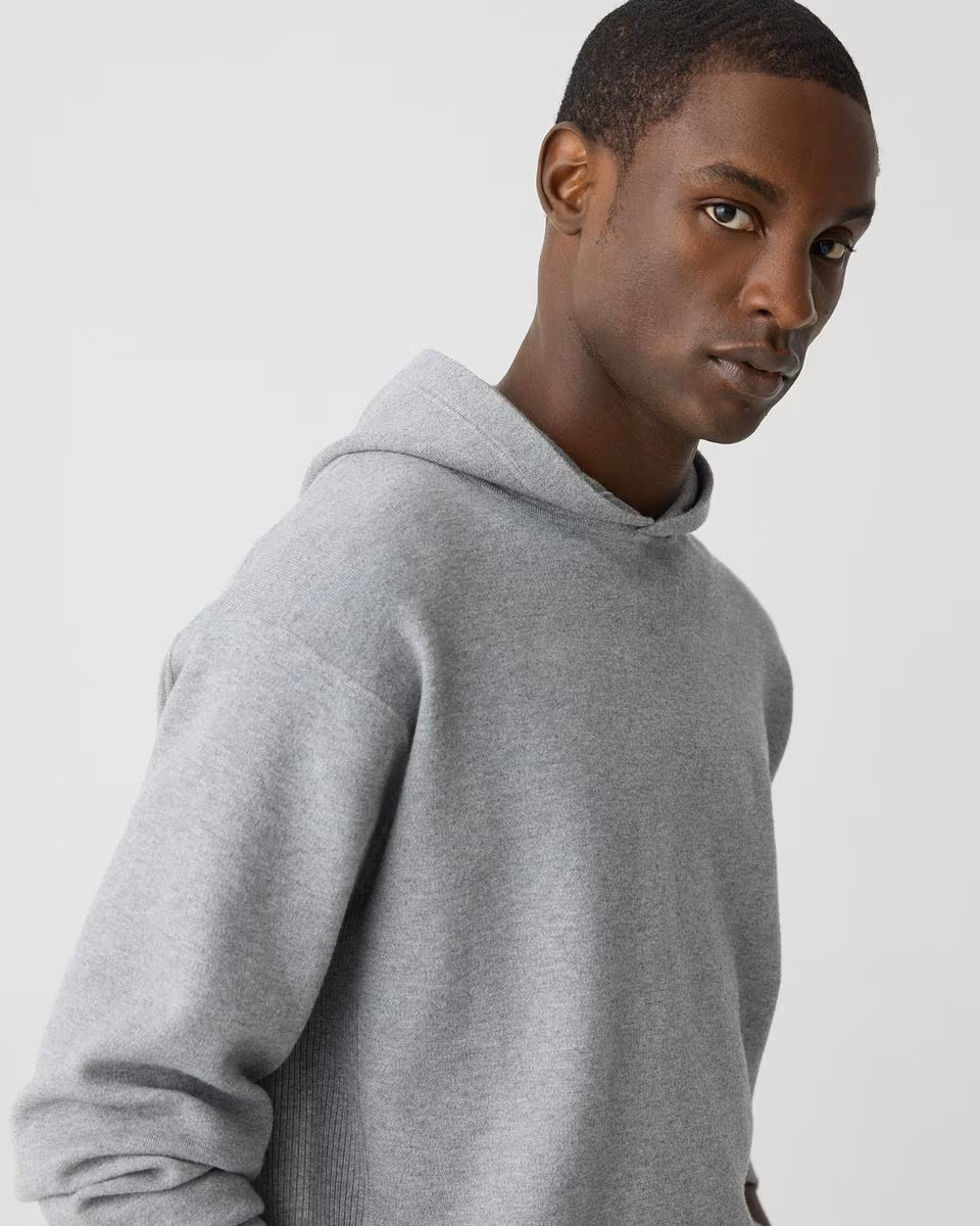 Relaxed Hoodie in Light Bilen