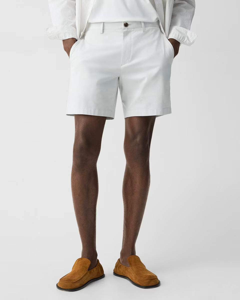 Zaine Short in Stretch Cotton