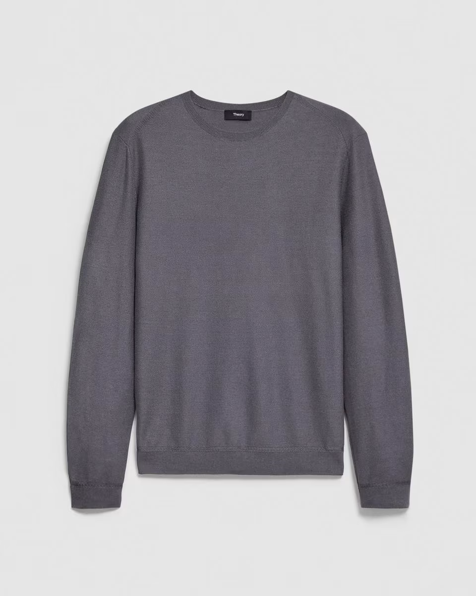 Crewneck Sweatshirt in Silk-Cotton
